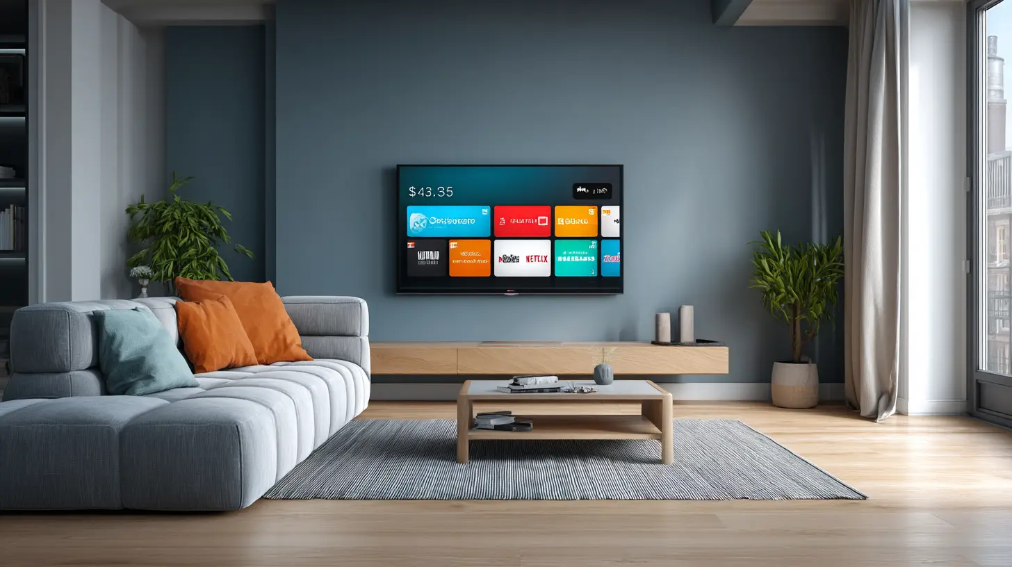 Schermo TV che mostra gli aumenti prezzi streaming Italia 2025 su uno sfondo domestico.