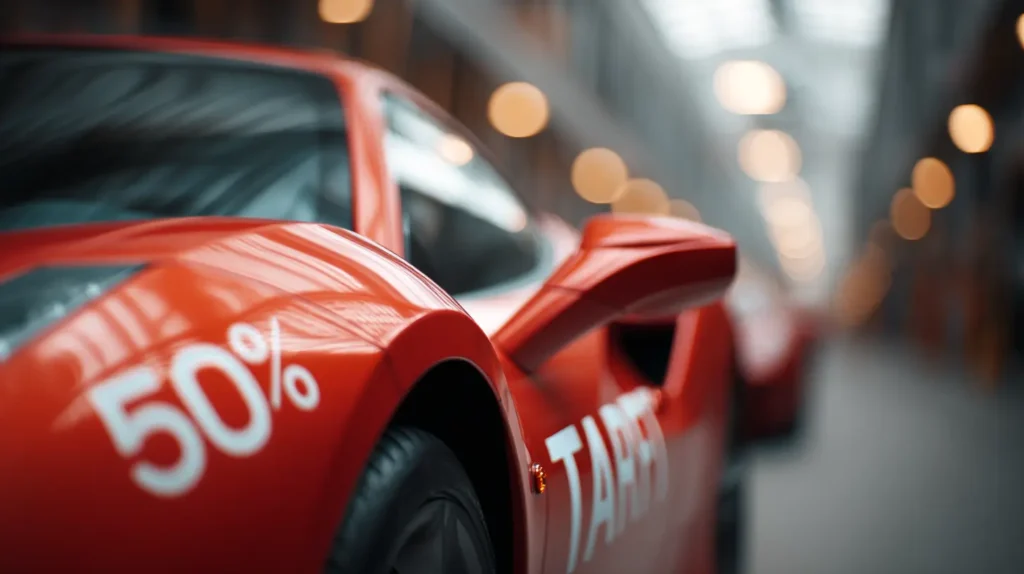 Supercar italiana fermata alla dogana, dazi Trump UE 2025