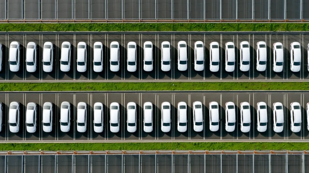 Flotta aziendale di auto elettriche in ricarica, senza Ecobonus 2025