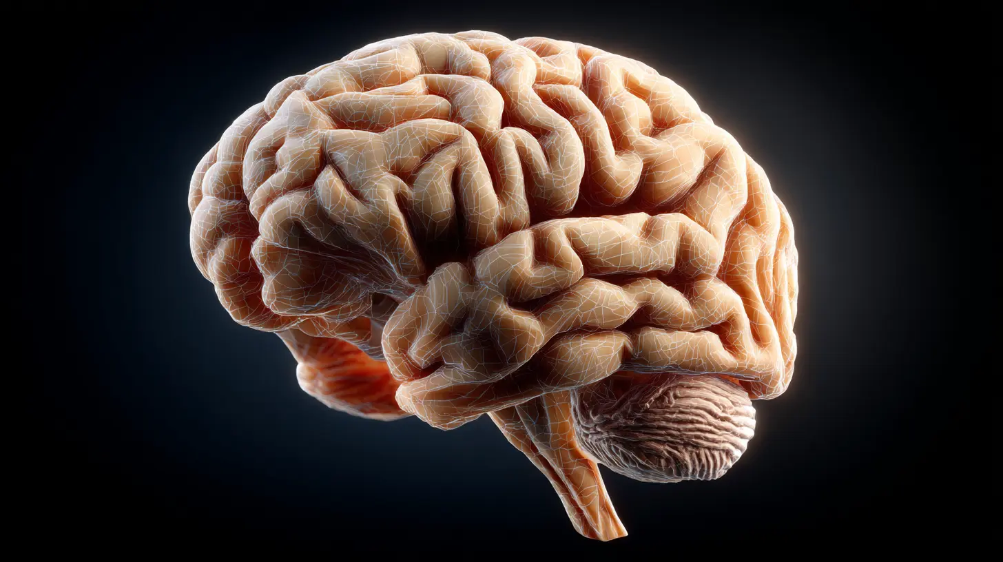 Immagine cerebrale che illustra i cambiamenti cervello con l’età