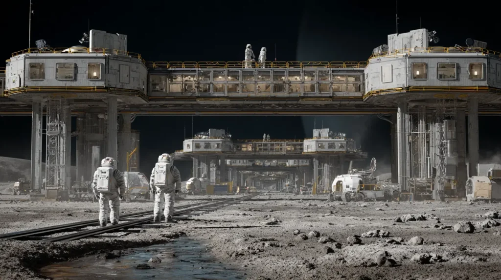 NASA ferrovia Luna progetto FLOAT