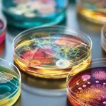 Colonie batteriche del microbiota intestinale salute mentale in ricerca scientifica