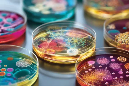 Colonie batteriche del microbiota intestinale salute mentale in ricerca scientifica
