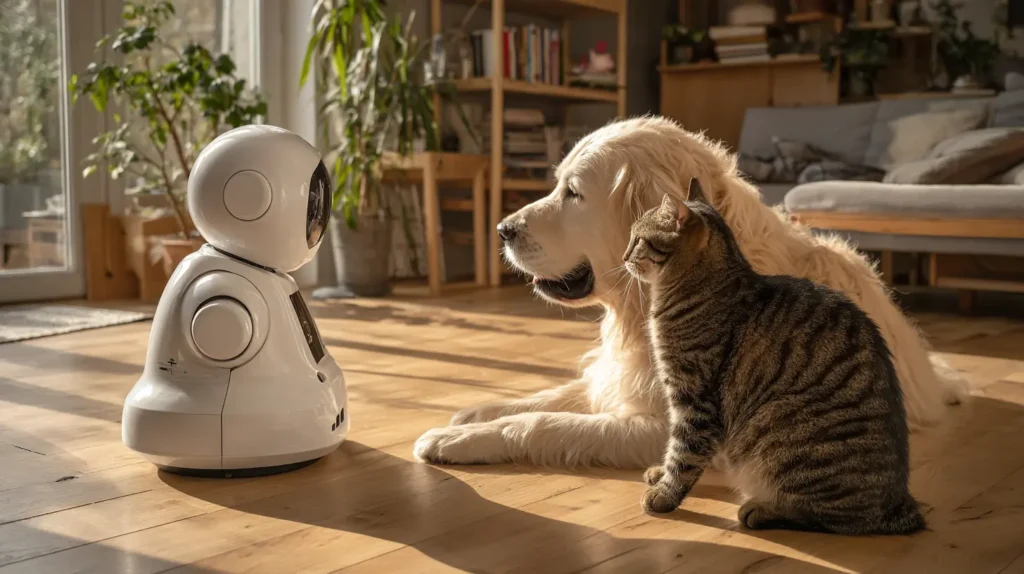 intelligenza artificiale animali domestici comunicazione moderna tecnologia casa