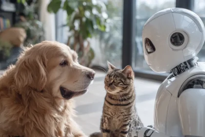 intelligenza artificiale animali domestici comunicazione moderna tecnologia casa