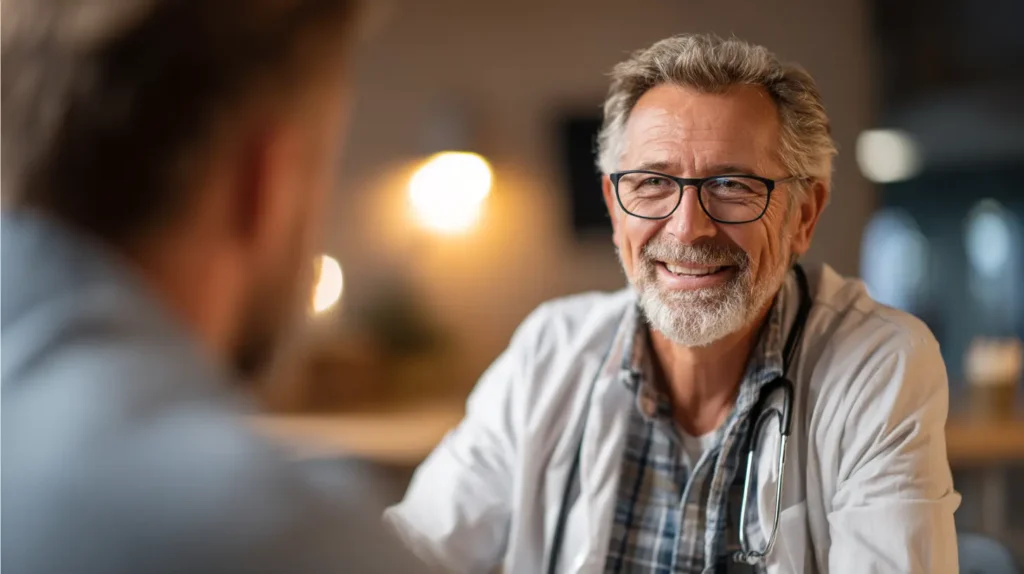 Consultazione medica per diagnosi delle cause sudorazione notturna eccessiva