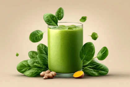 spinaci e verdure a foglia verde